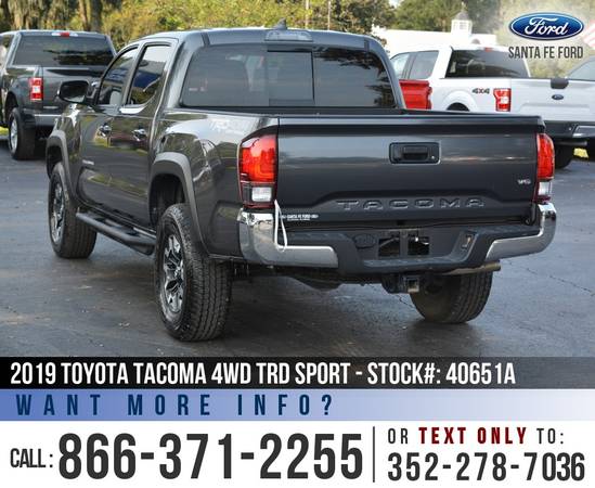 ‘19 Toyota Tacoma 4WD TRD Sport *** Backup Camera, Cruise, 4X4 *** -... for sale in Alachua, FL – photo 5