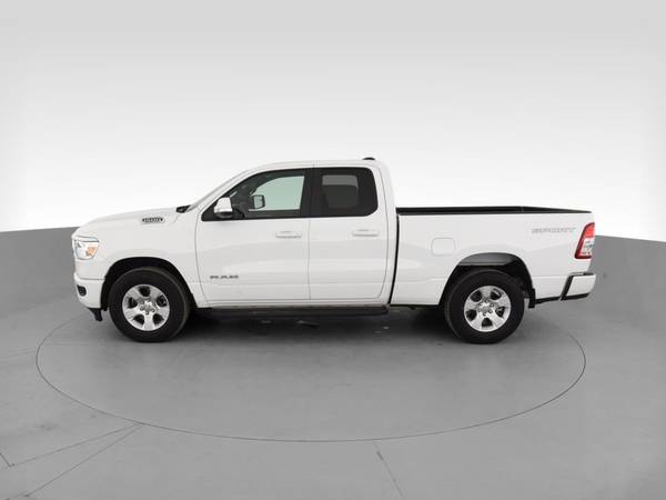 2020 Ram 1500 Quad Cab Big Horn Pickup 4D 6 1/3 ft pickup White - -... for sale in Palmdale, CA – photo 5
