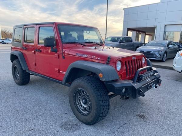 2008 Jeep Wrangler Unlimited Rubicon suv Red Rock Crystal - cars &... for sale in ROGERS, AR – photo 2