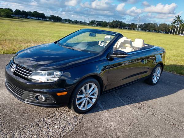 2013 VOLKSWAGEN EOS CONVERTIBLE ONE OWNER ($1000 DOWN WE FINANCE ALL) for sale in Pompano Beach, FL – photo 2