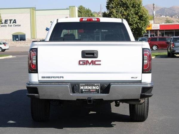 2018 GMC Sierra 1500 SLT pickup Summit White - cars & trucks - by... for sale in Pocatello, ID – photo 4