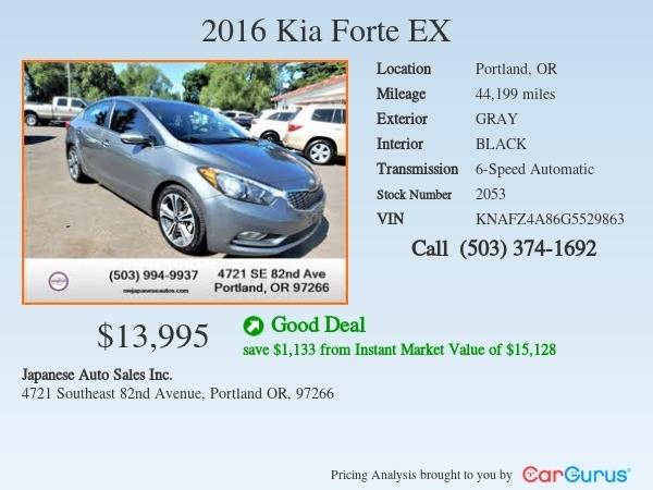 2016 Kia Forte EX *Fully Loaded! 35 MPG!* CALL/TEXT! - cars & trucks... for sale in Portland, OR – photo 2