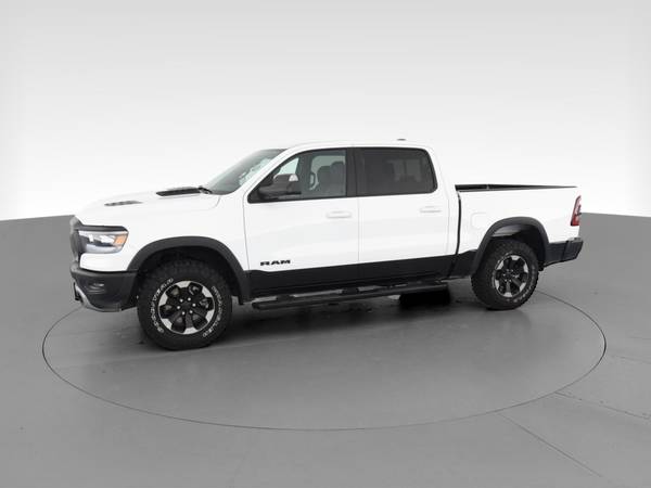 2020 Ram 1500 Crew Cab Rebel Pickup 4D 5 1/2 ft pickup White -... for sale in Beaumont, TX – photo 4