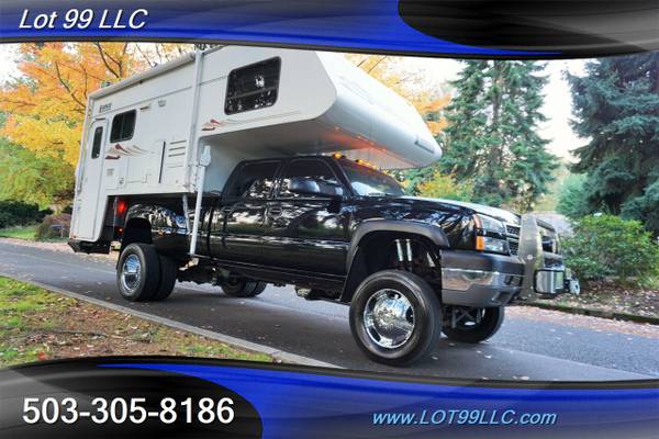 2005 CHEVROLET 3500 4X4 DUALLY LT DURAMAX AND LANCE CAMPER OVER CAB... for sale in Milwaukie, OR – photo 4