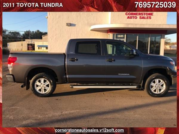 2011 TOYOTA TUNDRA CREWMAX SR5 - cars & trucks - by dealer - vehicle... for sale in Flowood, MS – photo 2