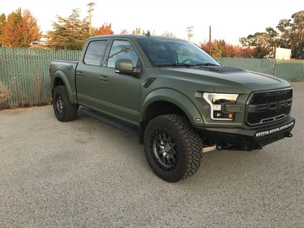 ONE OF A KING RAPTOR with MILITARY GREEN WRAP over white - cars & for sale in San Carlos, CA – photo 13
