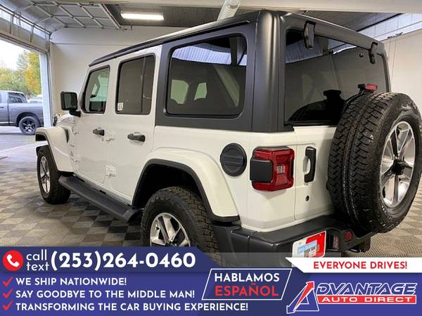 663/mo - 2020 Jeep Wrangler Unlimited Sahara - - by for sale in Kent, WA – photo 4