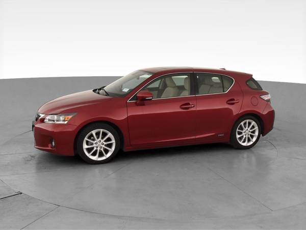 2012 Lexus CT CT 200h Premium Hatchback 4D hatchback Red - FINANCE -... for sale in Sausalito, CA – photo 4