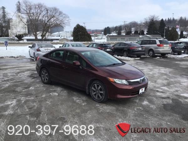 2012 HONDA CIVIC LX - - by dealer - vehicle automotive for sale in Jefferson, WI – photo 8