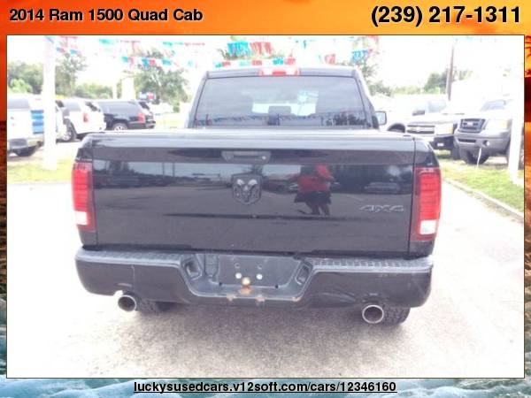 2014 Ram 1500 Quad Cab Express Pickup 4D 6 1/3 ft Lucky's SW Premier... for sale in North Fort Myers, FL – photo 7