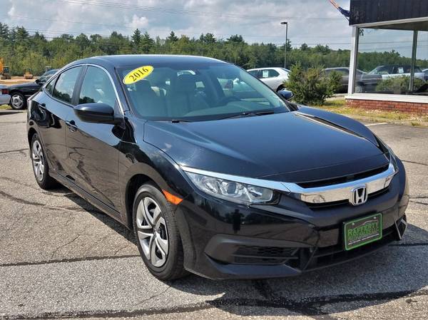 2016 Honda Civic LX, Only 25K Miles, Auto, AC, Back Up Cam, Bluetooth for sale in Belmont, VT