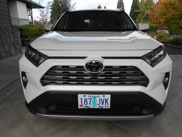SUPER LOW MILE 2019 TOYOTA RAV4 LIMITED AWD BLIZZARD PEARL LOADED -... for sale in Portland, OR – photo 3