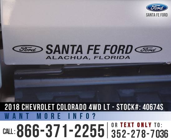 *** 2018 Chevrolet Colorado 4WD LT *** Bedliner - Onstar -... for sale in Alachua, FL – photo 10