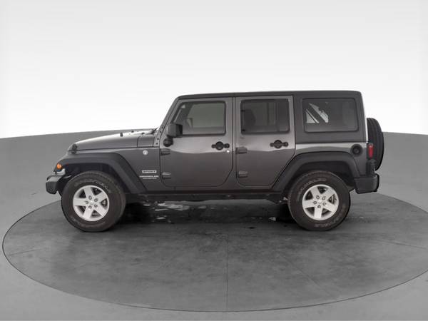 2017 Jeep Wrangler Unlimited Sport SUV 4D suv Black - FINANCE ONLINE... for sale in Fort Collins, CO – photo 5