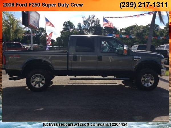 2008 Ford F250 Super Duty Crew Cab Lariat Pickup 4D 6 3/4 ft Lucky's... for sale in North Fort Myers, FL – photo 5