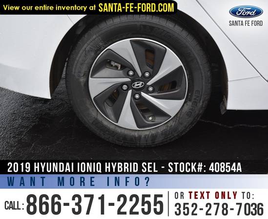 2019 Hyundai Ioniq Hybrid SEL Camera - Cruise - Push To for sale in Alachua, FL – photo 8