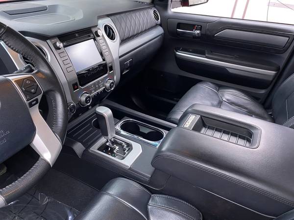 2014 Toyota Tundra CrewMax Platinum Pickup 4D 5 1/2 ft pickup Red for sale in Fort Myers, FL – photo 22