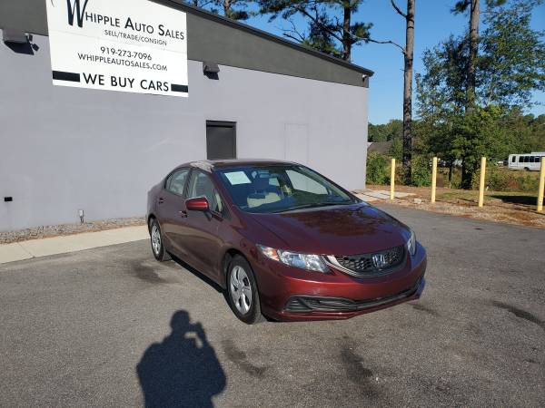 2014 Honda Civic LX 5-Speed - CLEAN CARFAX, LOW MILES, WARRANTY! for sale in Raleigh, NC – photo 3