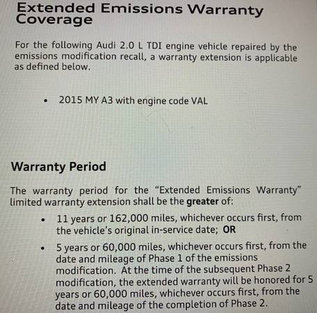 2015 Audi A3 TDI Warranty until 162K miles! Only 11K miles - cars & for sale in Leeds, GA – photo 22
