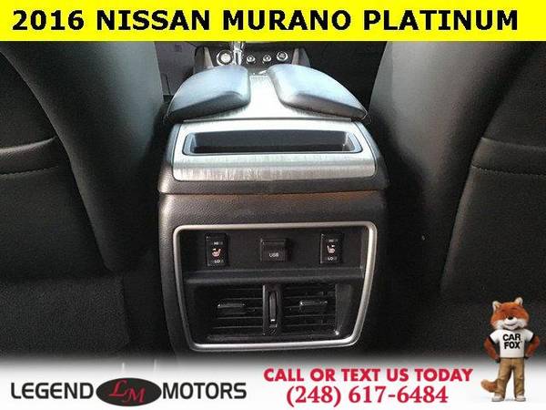 2016 Nissan Murano Platinum for sale in Waterford, MI – photo 17