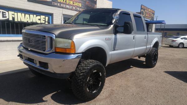 2001 FORD F-350 LIFTED 4X4 CREW CAB 7.3 DIESEL - cars & trucks - by... for sale in Phoenix, AZ – photo 2