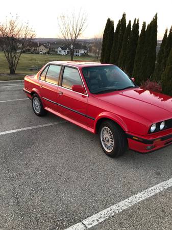 1990 Bmw 325ix 5-speed manual sedan red e30 - cars & trucks - by... for sale in Oregon, WI – photo 19