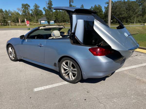 2012 infinity G37 V6 Convertible 114,000 miles ac (((will trade)) -... for sale in Ocala, FL – photo 12