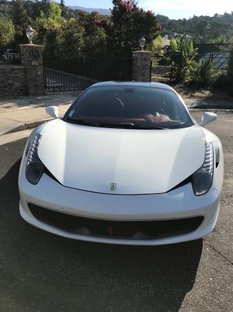 2014 Ferrari 458 Italia White/Red Perfect Condition ! 4300 Miles -... for sale in Los Gatos, CA – photo 8