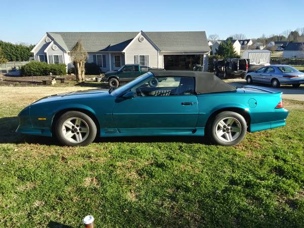 1992 Chevy Camaro RS Convertible V6 Automatic 25th Anniversary for sale in Greer, SC – photo 3