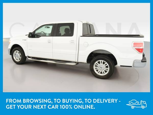 2014 Ford F150 SuperCrew Cab Lariat Pickup 4D 5 1/2 ft pickup White for sale in San Antonio, TX – photo 5
