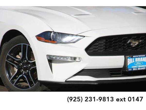 2018 Ford Mustang convertible EcoBoost Premium 2D Convertible (White) for sale in Brentwood, CA – photo 7
