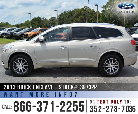 *** 2013 Buick Enclave SUV *** Homelink - Leather Seats - Remote Start for sale in Alachua, FL – photo 4