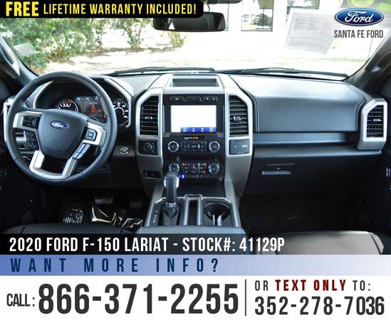 2020 FORD F150 LARIAT FordPass Connect - Ecoboost - SYNC for sale in Alachua, FL – photo 14