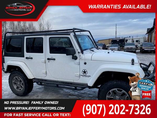 2013 Jeep Wrangler Unlimited Sahara Sport Utility 4D FOR ONLY for sale in Anchorage, AK – photo 3