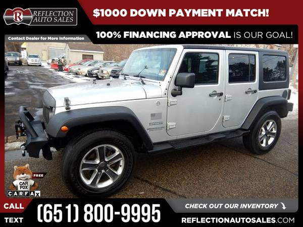 2011 Jeep Wrangler Unlimited Sport FOR ONLY 325/mo! for sale in Oakdale, MN – photo 8