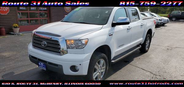 2008 *Toyota* *Tundra* *CrewMax 5.7L V8 6-Spd AT LTD (N for sale in McHenry, IL