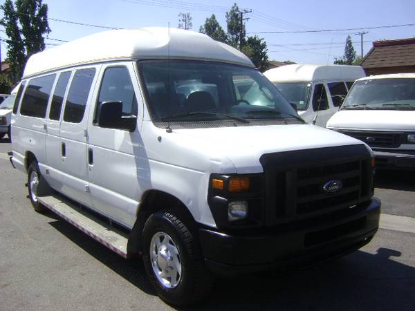 2008 Ford Econoline EXTENDED Hi-Top Raised Roof Passenger Cargo Van... for sale in Corona, CA – photo 3