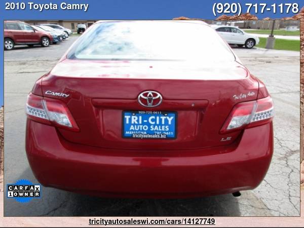 2010 TOYOTA CAMRY LE 4DR SEDAN 6A Family owned since 1971 - cars & for sale in MENASHA, WI – photo 4