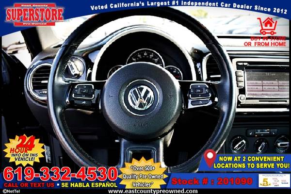 2012 VOLKSWAGEN BEETLE 2.5L HATCHBACK-EZ FINANCING-LOW DOWN! - cars... for sale in El Cajon, CA – photo 16