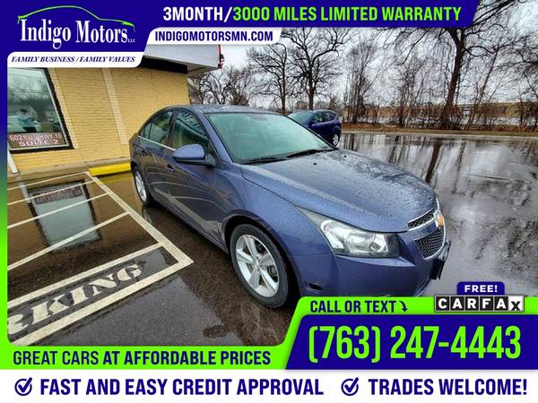 2013 Chevrolet Cruze 2LT 2 LT 2-LT 3mo 3 mo 3-mo 3000 mile warranty for sale in Ramsey , MN – photo 11