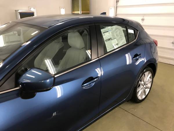 2017 Mazda 3 Grand Touring Hatchback Blue Navigation Leather 28 Miles for sale in Janesville, WI – photo 8