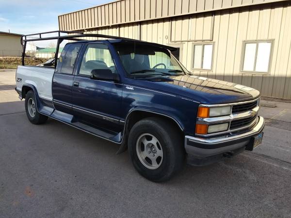 1995 CHEVROLET 1500 LS 5.7L V8 350 GAS AUTOMATIC EC SB Z71 4X4-BLUE... for sale in Rapid City, SD – photo 3