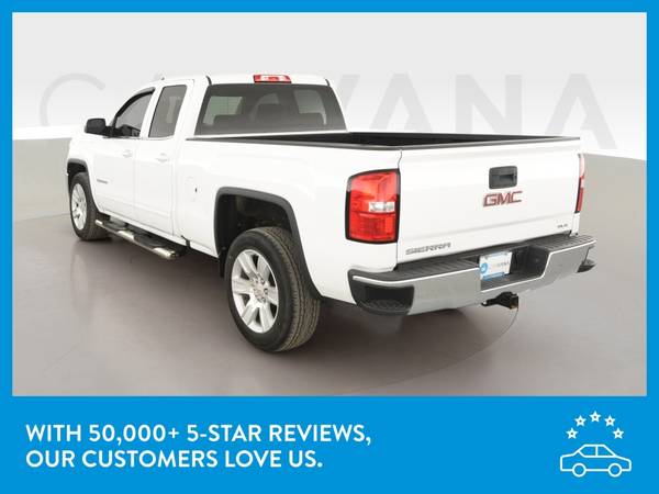 2016 GMC Sierra 1500 Double Cab SLE Pickup 4D 6 1/2 ft pickup White for sale in Chicago, IL – photo 6