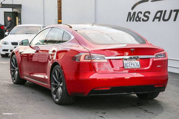 2017 Tesla Model S 100D hatchback Red Multi-Coat for sale in Sacramento , CA – photo 3