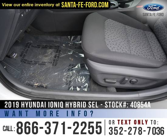 2019 Hyundai Ioniq Hybrid SEL Camera - Cruise - Push To for sale in Alachua, FL – photo 15