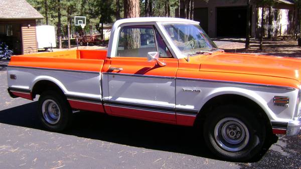 1972 CHEVY C10 ARIZONA TRUCK WITH 68,800 MILES - cars & trucks - by... for sale in Overgaard, AZ – photo 5