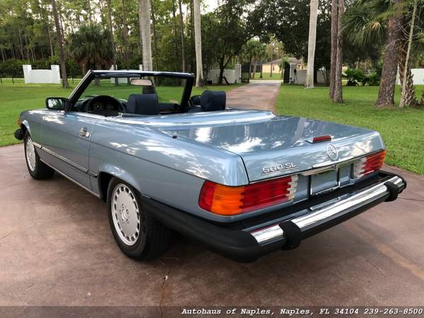 1989 Mercedes Benz 560SL Convertible! Last year of the Classic R107'... for sale in Naples, FL – photo 6