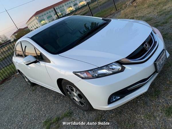 2013 Honda Civic Hybrid CVT AT-PZEV w/Leather and Nav - cars & for sale in Sacramento , CA – photo 3