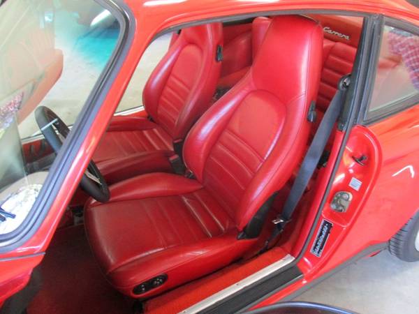 1985 Porsche Red/Red No Sunroof US Carrera Coupe for sale in Sacramento, OR – photo 2