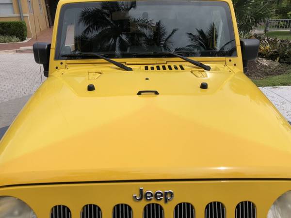 2008 *Jeep* *Wrangler* *4WD 2dr X* Detonator Yellow for sale in Fort Lauderdale, FL – photo 6